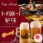 COCA - 1-FOR-1 Beer & Live Music Nights - Singapore Promo