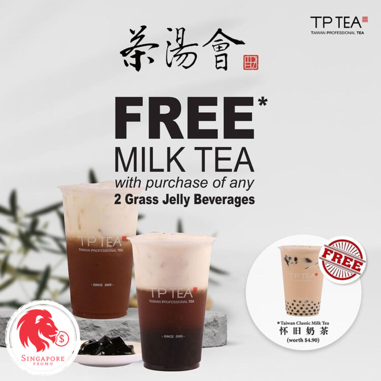 TP Tea - FREE Milk Tea - Singapore Promo