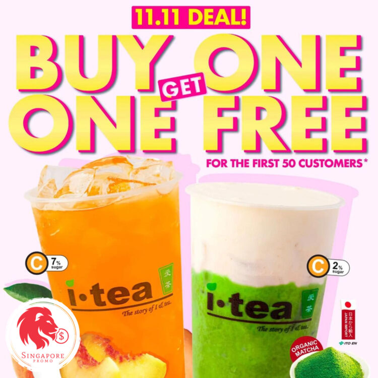 iTEA - Buy 1 Get 1 FREE iTEA - Singapore Promo