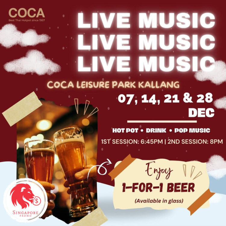 COCA - 1-FOR-1 Beer - Singapore Promo