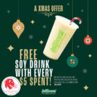 Jollibean - FREE Classic Soymilk - Singapore Promo