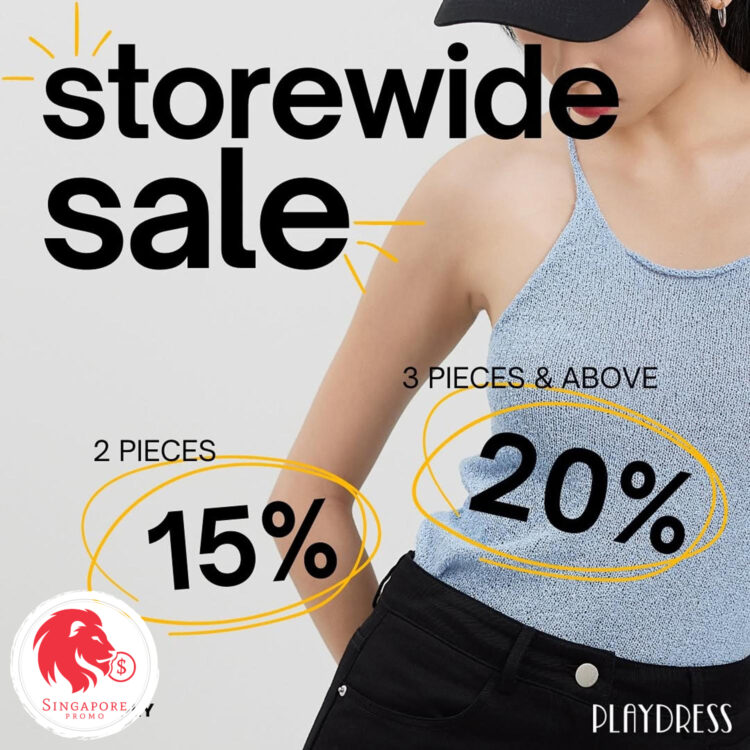 Playdress - Year End Sale up to 20% OFF - Singapore Promo