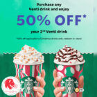 Starbucks - 50% OFF 2nd Venti Drink - Singapore Promo