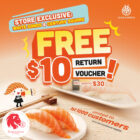 Sushi Express - $10 OFF Return Voucher - Singapore Promo