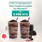 The Coffee Bean & Tea Leaf - 2 Peppermint Choc Ice Blended at $12 - Singapore Promo