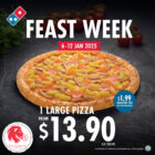 Domino's Pizza - $13.90+ Large Pizza - Singapore Promo