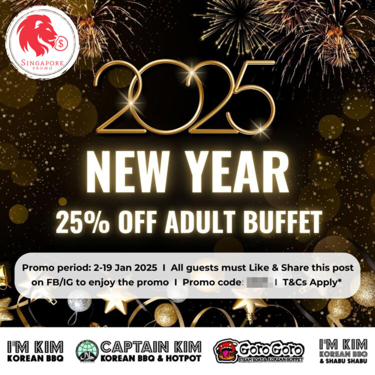 GoroGoro Steamboat & Korean Buffet - 25% OFF Adult Buffet - Singapore Promo