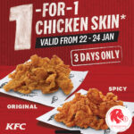 KFC - 1-FOR-1 Chicken Skin - Singapore Promo