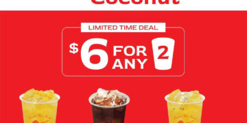 LiHO Tea - 2 FOR $6 Coconut Craze - Singapore Promo