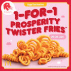 McDonald's - 1-FOR-1 Prosperity Twister Fries - Singapore Promo