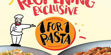 Pastamania - 1 FOR 1 Pasta Deals - Singapore Promo