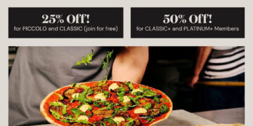 PizzaExpress - Up to 50% OFF Opening Promotion - Singapore Promo