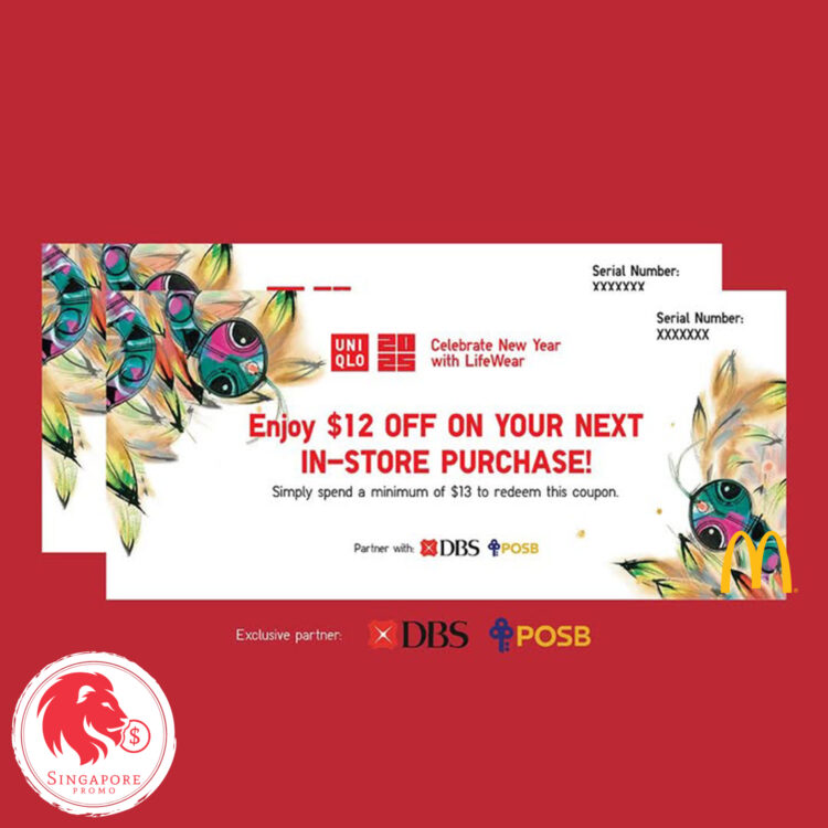 UNIQLO - $12 OFF UNIQLO Voucher - Singapore Promo