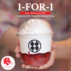 Warabimochi Kamakura - 1-FOR-1 Strawberry Warabimochi Drink - Singapore Promo