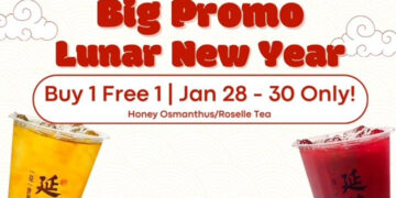 Yan Xi Tang - Buy 1 Get 1 Honey Osmanthus & Roselle Tea - Singapore Promo