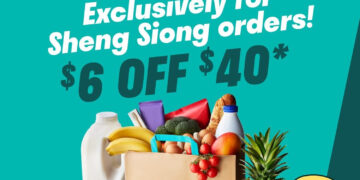 Deliveroo - $6 OFF $40 Sheng Siong Order - Singapore Promo