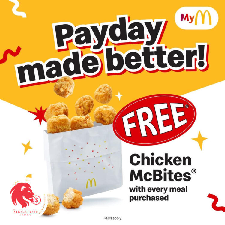 McDonald's - FREE Chicken McBites - Singapore Promo