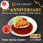 Monster Curry - 25% OFF Pork Katsu Curry - Singapore Promo