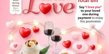 Peach Garden - Enjoy 50% OFF This Valentine's Day - Singapore Promo