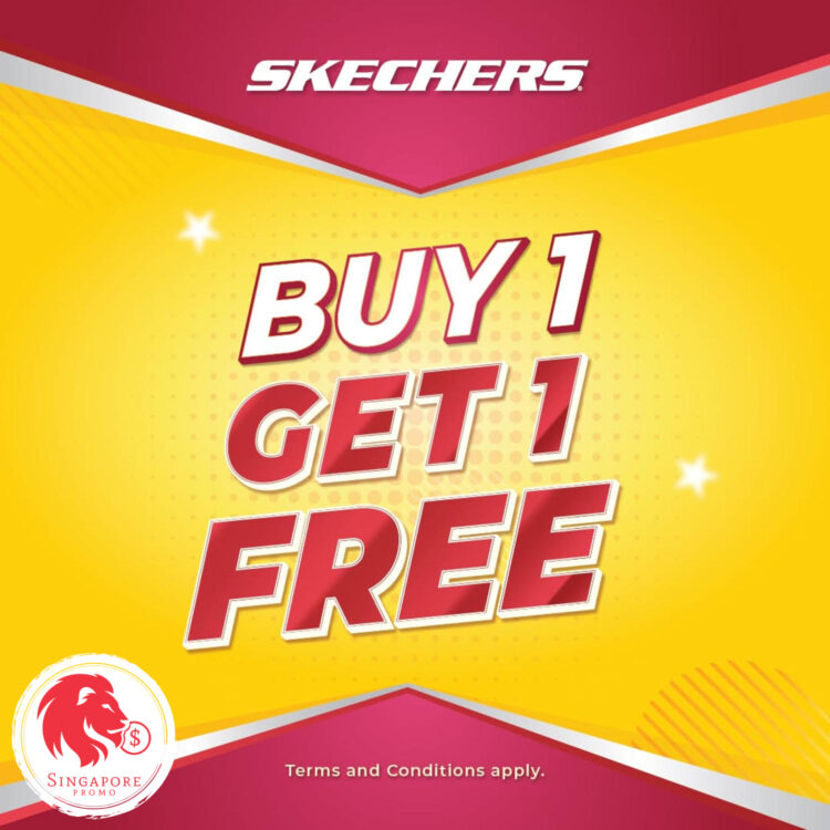 BHG - Buy 1 Get 1 FREE Skechers - Singapore Promo