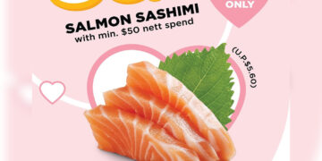 Genki Sushi - 50% OFF Salmon Sashimi - Singapore Promo