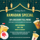 Gong Cha - 30% OFF Entire Menu - Singapore Promo