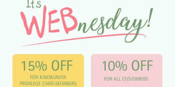 Kinokuniya - Up to 15% OFF WEBnesday Promotion - Singapore Promo