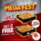 Pizza Hut - Buy 1 Get 2 FREE Mega Fest Deal - Singapore Promo