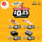 Genki Sushi - $0.25 Plates - Singapore Promo