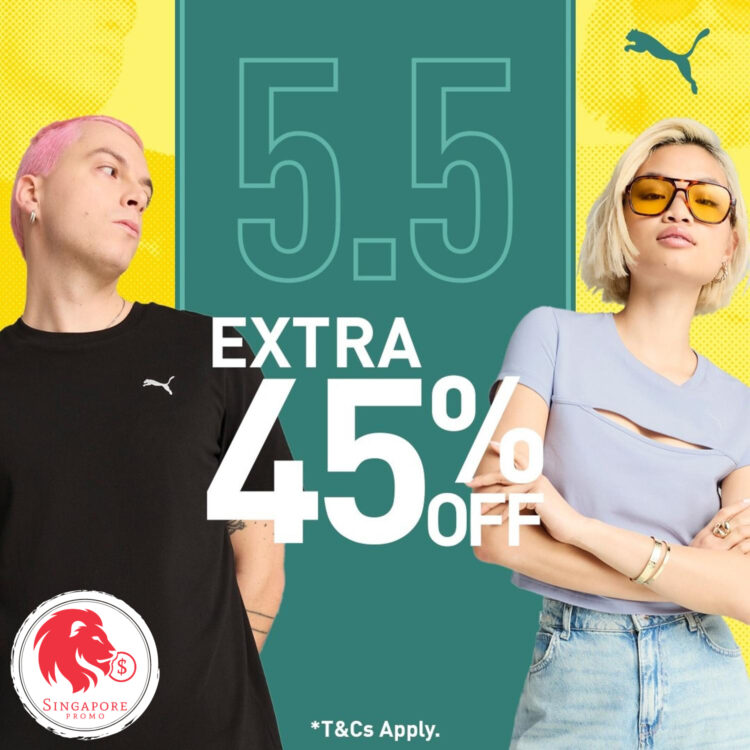 Puma - Extra 45% OFF Puma - Singapore Promo