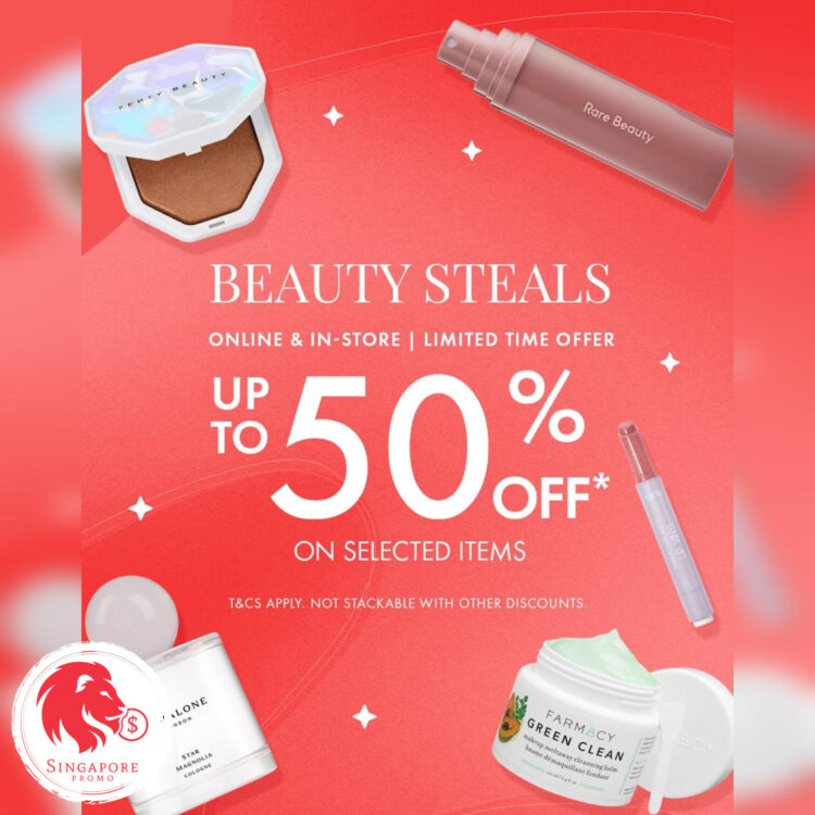 Sephora - Up to 50% OFF Beauty Products - Singapore Promo
