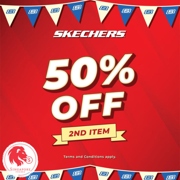 Skechers - 50% OFF Second Item - Singapore Promo