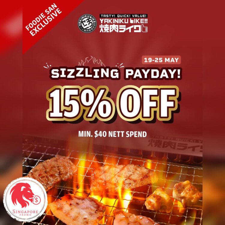Yakiniku Like - 15% OFF Payday Promo - Singapore Promo