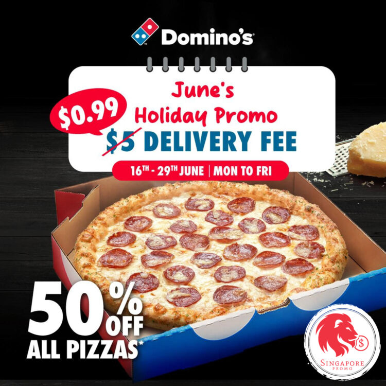 Domino's Pizza - $0.99 Delivery Fee - Singapore Promo
