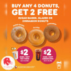 Dunkin' Donuts - Buy 4 Donuts Get 2 FREE - Singapore Promo