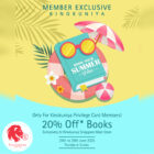 Kinokuniya - 20% OFF for Privilege Card Members - Singapore Promo