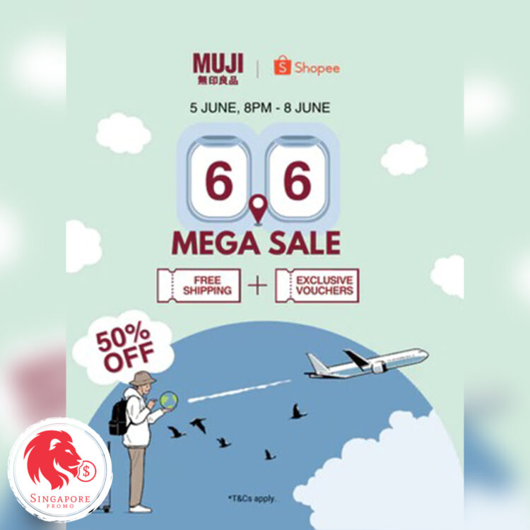 MUJI - Up to 50% OFF Mega Sale - Singapore Promo