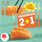Sushi Express - Buy 2 Get 1 Salmon Sashimi - Singapore Promo