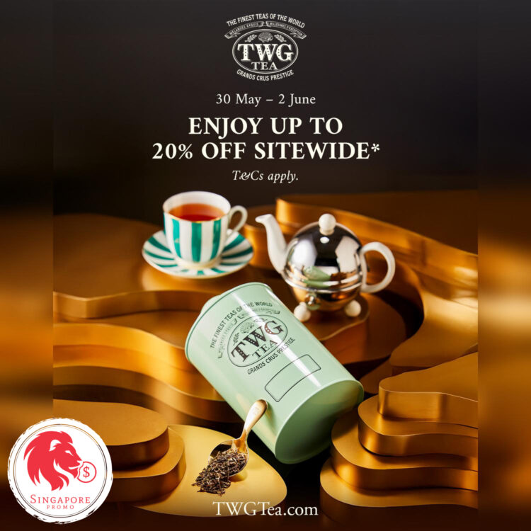 TWG Tea - Up to 20% OFF Sitewide - Singapore Promo