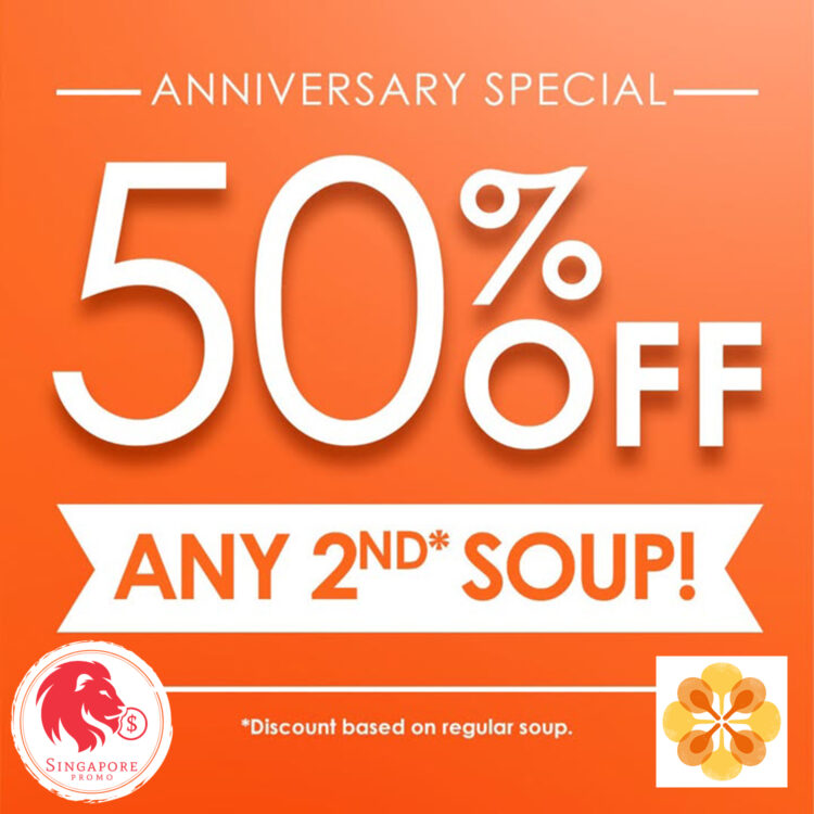 The Soup Spoon - 50% OFF 2nd Soup - Singapore Promo