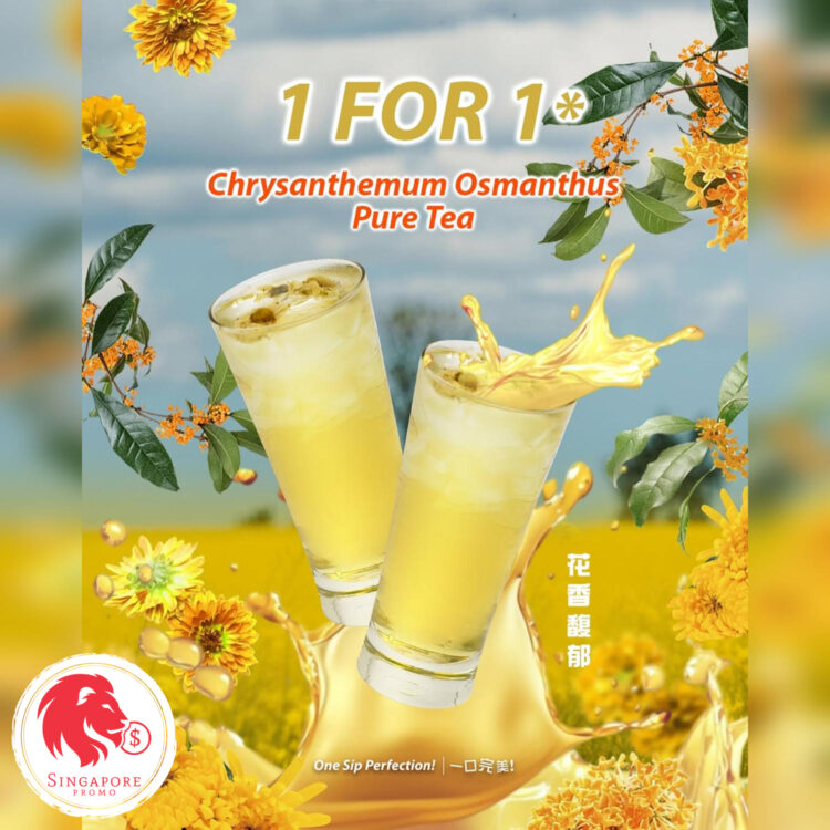 AtTea - 1-FOR-1 Chrysanthemum Osmanthus Pure Tea - Singapore Promo