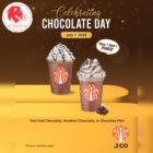 JCO Donuts & Coffee - 1 FOR 1 Choco Drink - Singapore Promo