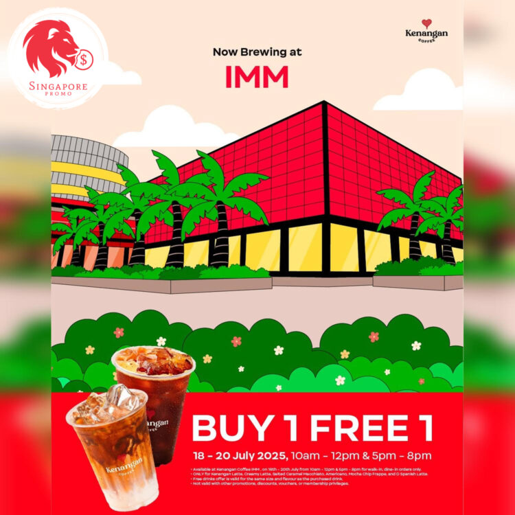 Kenangan Coffee - BUY 1 FREE 1 Coffee - Singapore Promo
