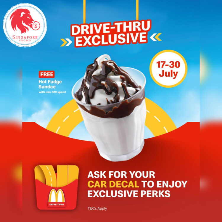 McDonald's - FREE Hot Fudge Sundae - Singapore Promo