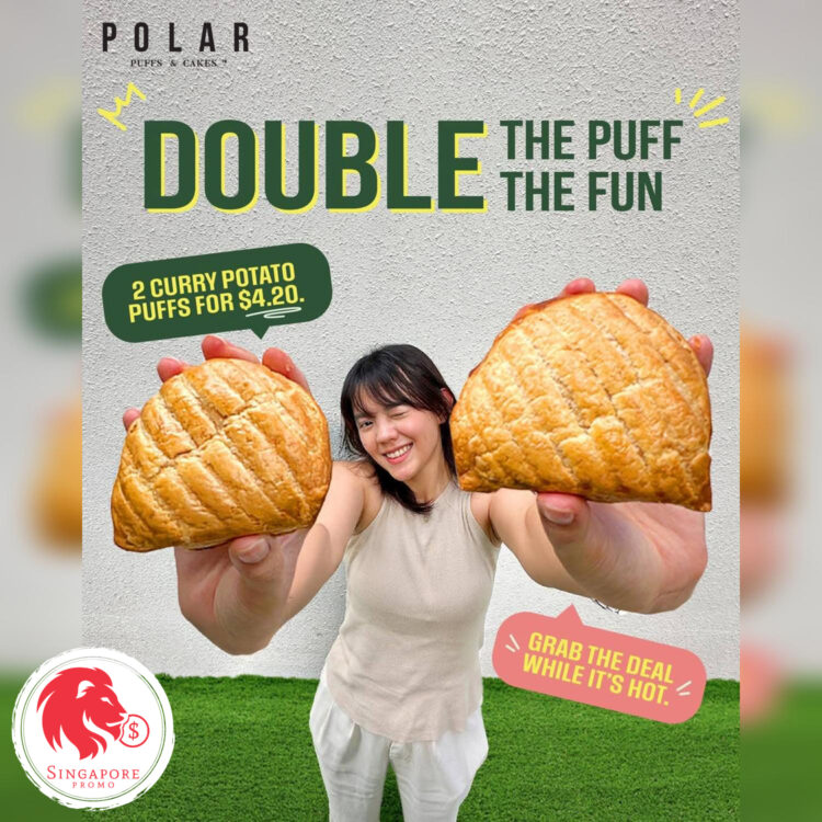 Polar Puffs & Cakes - 2 Curry Potato Puffs for $4.20 - Singapore Promo
