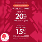 Sephora - 20% OFF Weekend Love Members - Singapore Promo