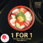 Tampopo Grand - 1-FOR-1 Tonkusen Chirashi - Singapore Promo