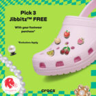 Crocs - Buy Footwear Get 3 Jibbitz FREE - Singapore Promo