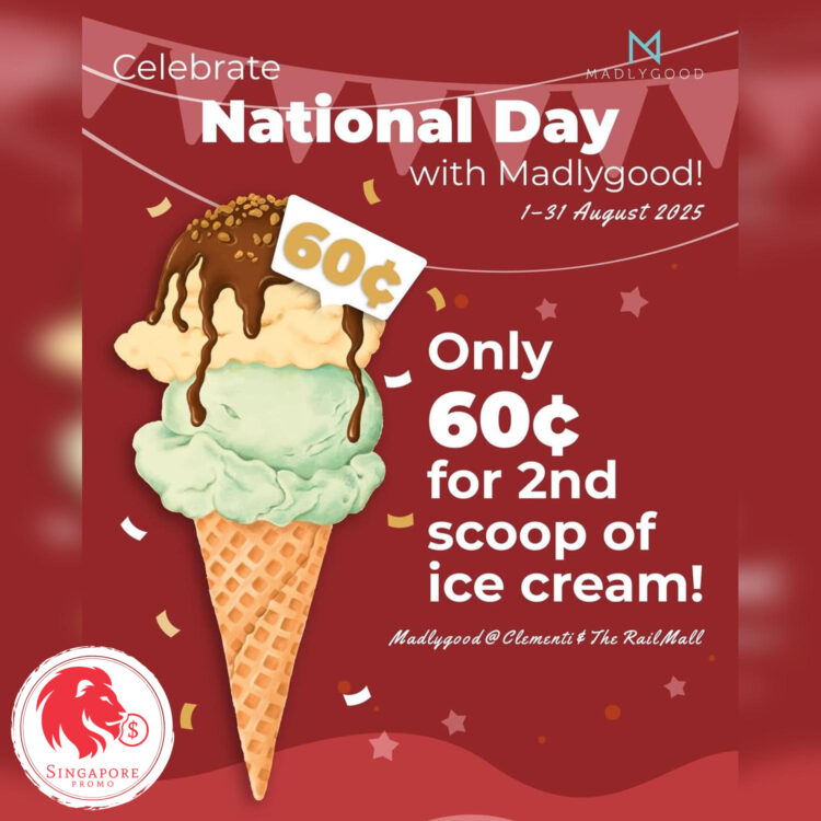 MADLYGOOD - 60¢ 2nd Scoop - Singapore Promo