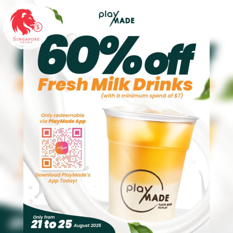 Playmade - 60% OFF Fresh Milk Series - Singapore Promo